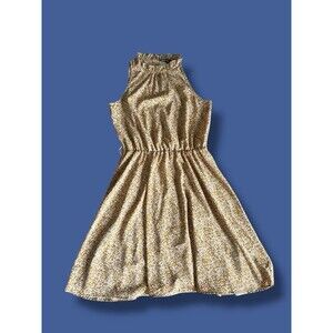 Waist-Defined Floral Hater Midi Dress WOMEN S Sleeveless Cottagecore Spring